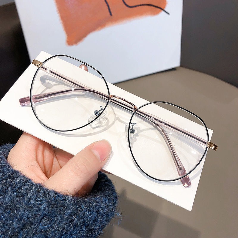 Kính Form tròn Nam Nữ 619 Chất liệu hợp kim titan hàn quốc kiểu dáng hot trend