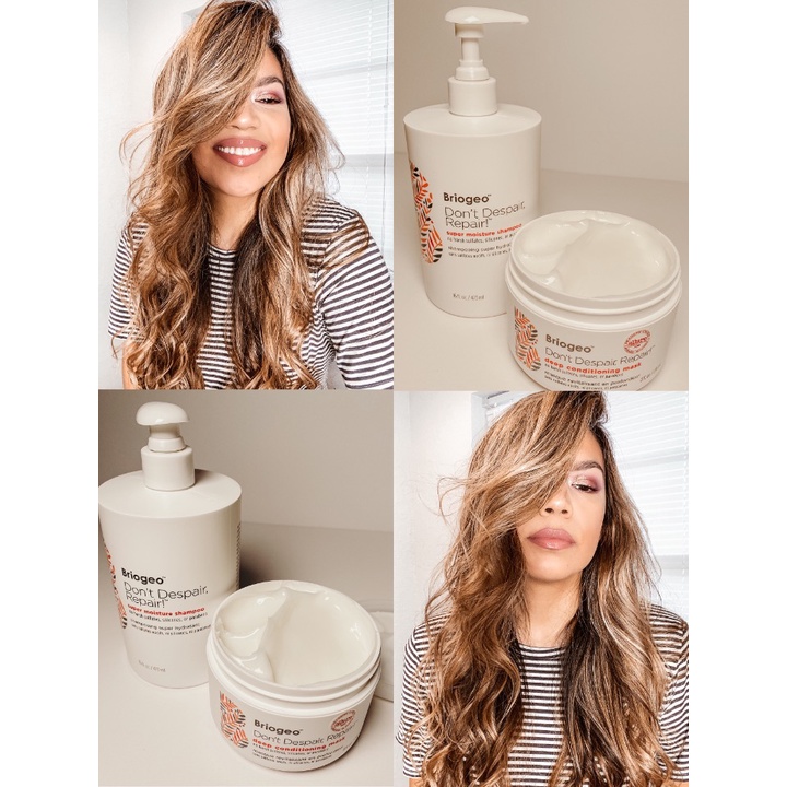 [TRAVELSIZE 30ML ] MẶT NẠ Ủ TÓC KHÔNG SILICONE BRIOGEO DON’T DESPAIR , REPAIR! DEEP CONDITIONING HAIR MASK