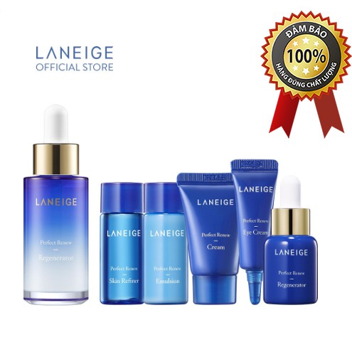 Tinh chất hồi sinh làn da [Laneige] Perfect Renew Regenerator 22ml + Tặng bộ sản phẩm chống lão hóa