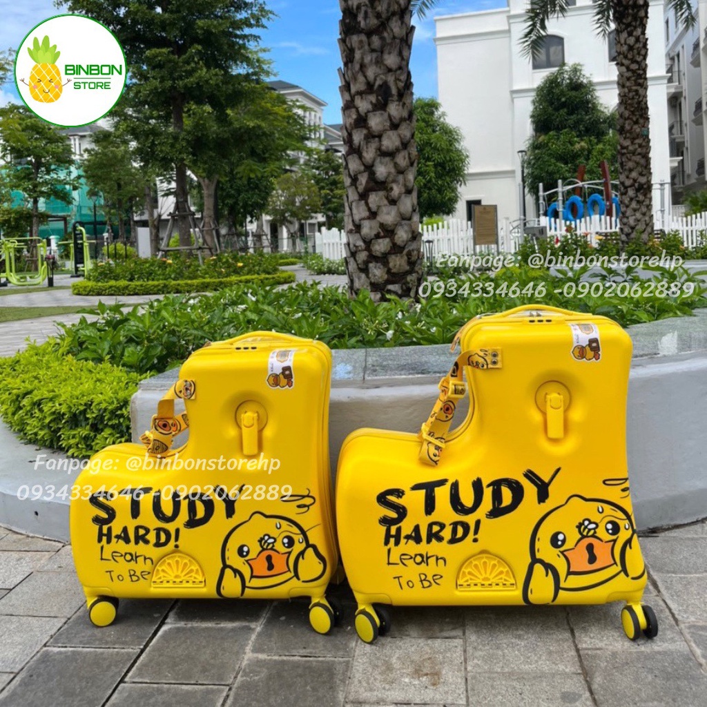 VALI VỊT BDUCK, Valy ngồi cho bé xe đẩy cho bé