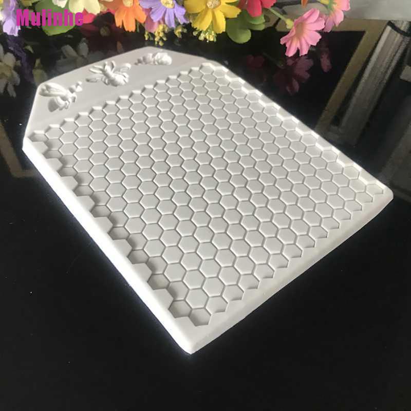 Khuôn Silicone Tạo Hình Tổ Ong Trang Trí Bánh Tiện Dụng