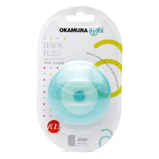 Combo 3 gói chỉ nha khoa okamura hương bạc hà 40m
