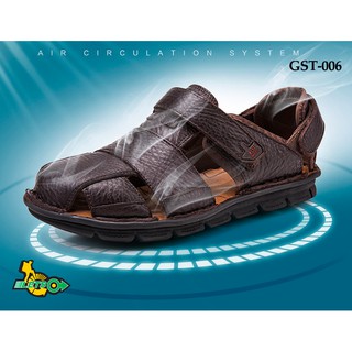 Giày sandal bít mũi da bò Wise Sheep 38-46