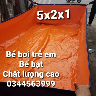 Bể bạt nuôi cá, bể bơi bằng bạt, bể bạt lót hồ cá thủy sinh ép nhiệt 2 lớp dày dặn cao cấp nhiều kích thước