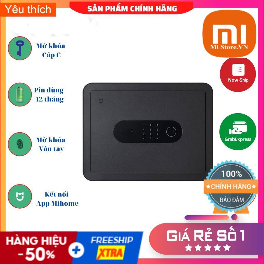 Két sắt điện tử vân tay thông minh Xiaomi Mijia - Hàng Chính Hãng