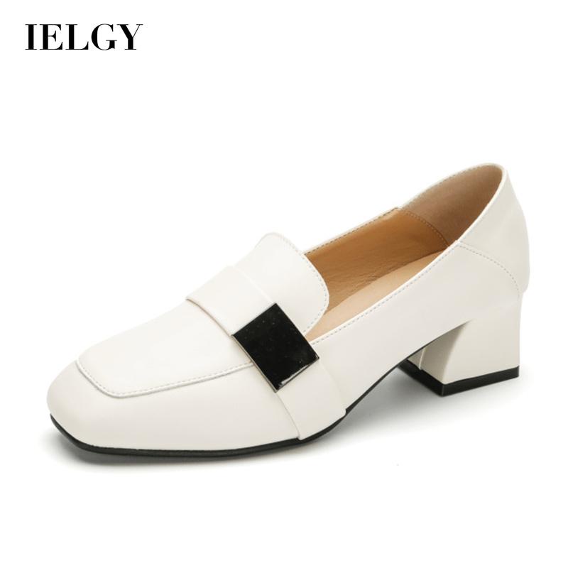 Giày cao gót IELGY da mềm dễ phối đồ thời trang cho nữ