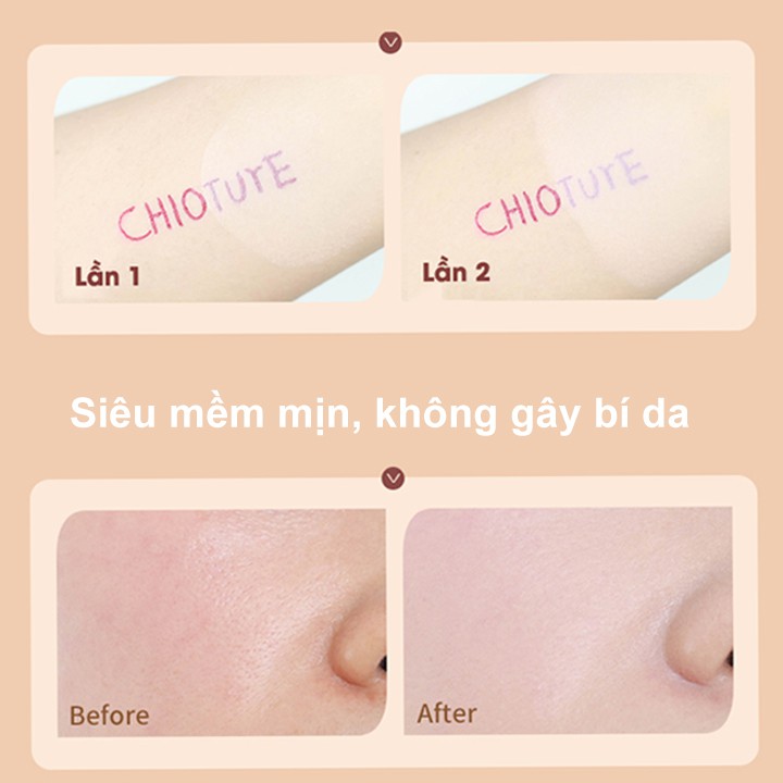 Phấn nước Chioture I'Am Glowista Cushion cấp ẩm kiềm dầu độ che phủ cao