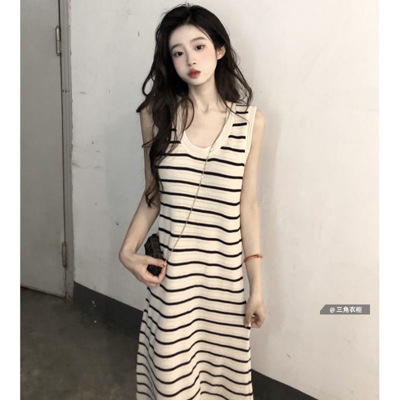 Đầm len dệt kim cao cấp (quảng châu)