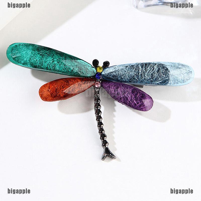 Ghim cài pha lê hình chuồn chuồn dùng làm quà tặng