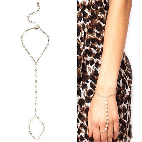 Vòng tay phối nhẫn cho nữ