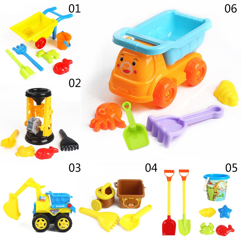 Set 1 / 5 / 6 / 7 Món Đồ Chơi Xây Lâu Đài Cát Cho Bé