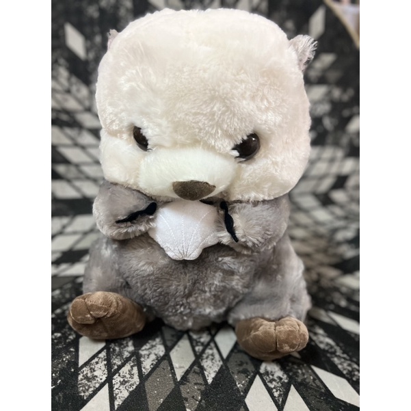 THÚ BÔNG RÁI CÁ ÔM SÒ CHÍNH HÃNG AMUSE NHẬT BẢN SIZE 35-40cm