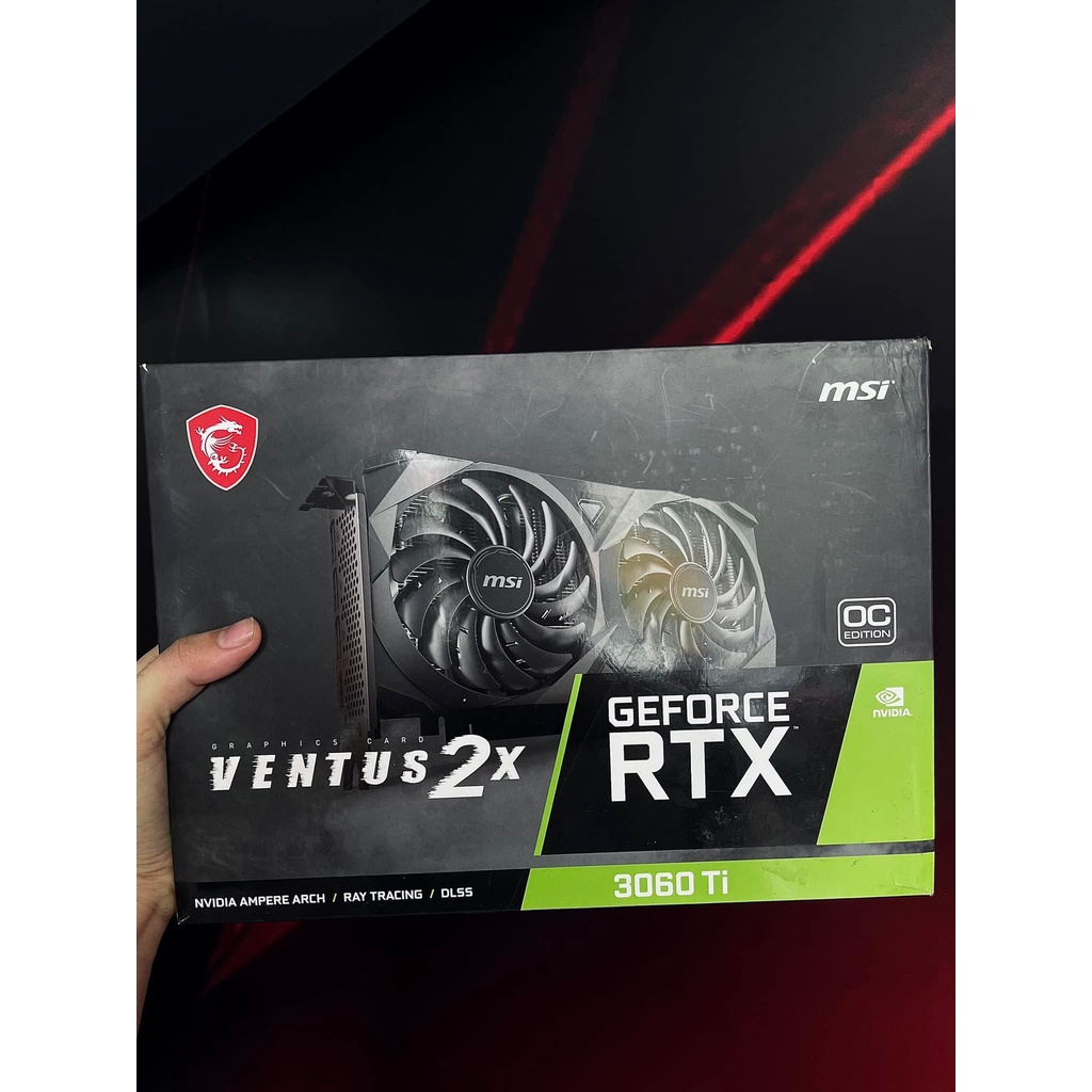 VGA RTX 3060TI MSI VENTUS 2ND CÒN BẢO HÀNH HÃNG