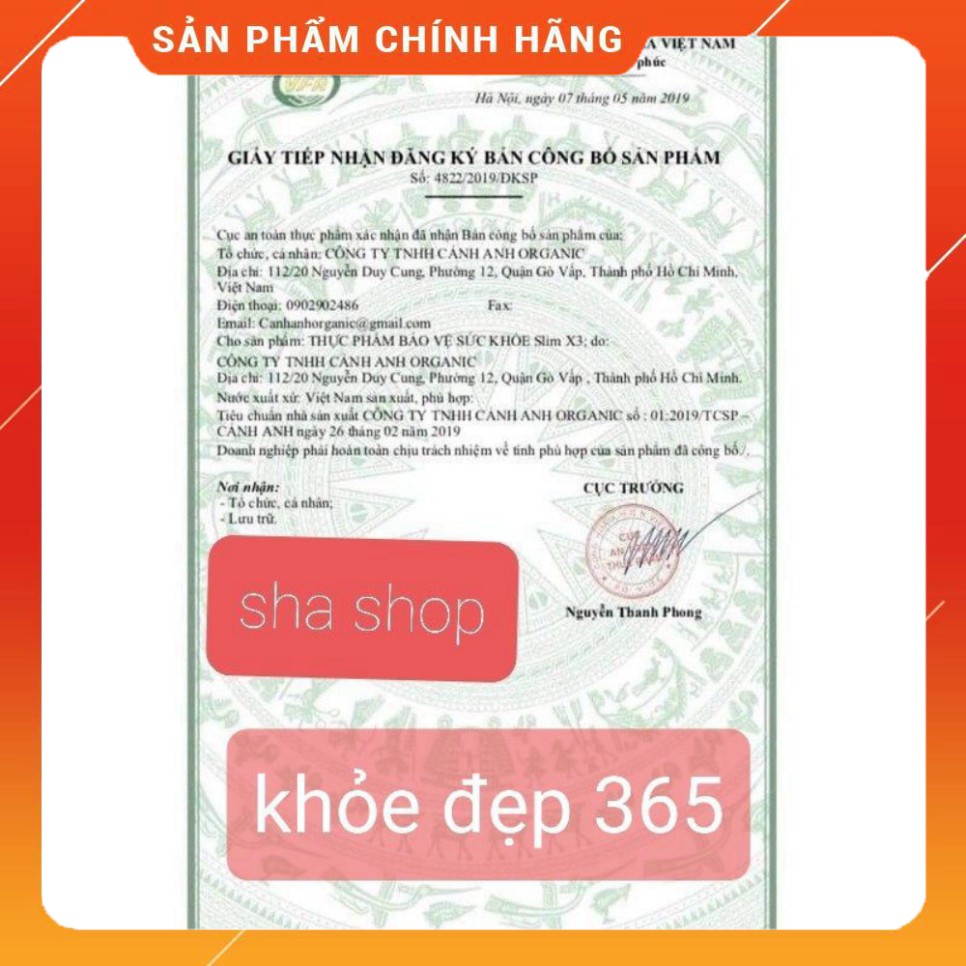  30 viên giảm cân X3 - tặng kèm 1 hộp detox ban đêm mẫu mới chính hãng