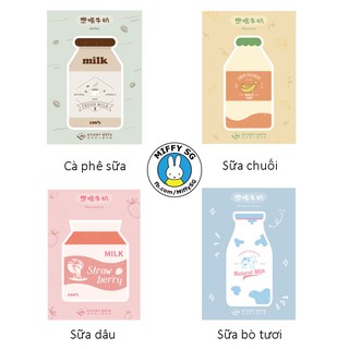 Giấy Note ghi chú SỮA TƯƠI