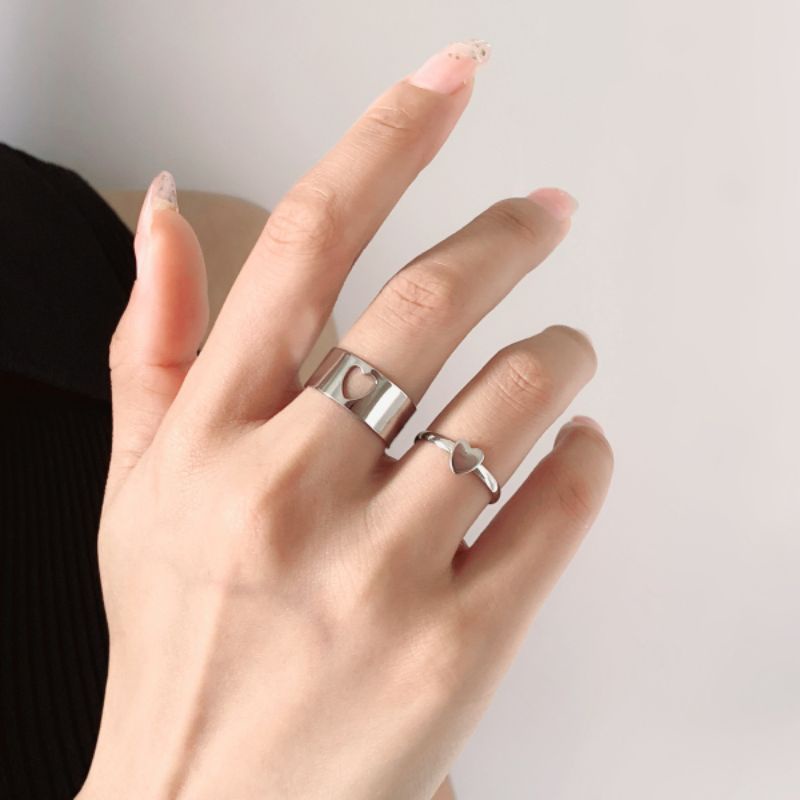 Nhẫn đôi nhẫn cặp nhiều mẫu free size