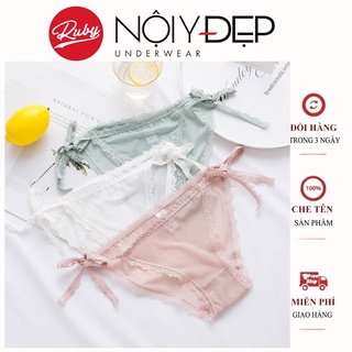 Quần lót ren nữ dây sườn xuyên thấu phong cách sexy gợi cảm QL25
