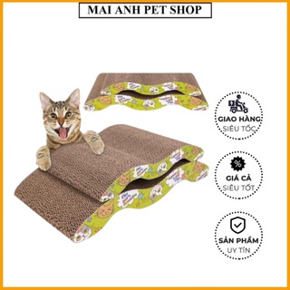 Bàn Cào Cho Mèo Đồ Chơi Kèm Catnip,Vòm Cào Giấy Tặng Kèm Bóng