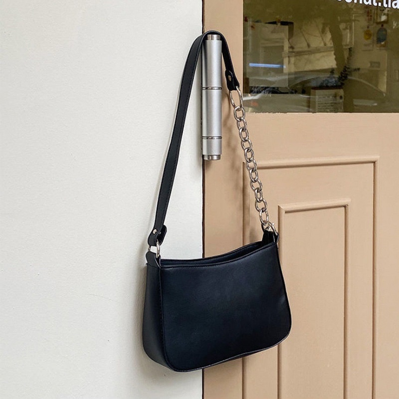 Túi kẹp vai nữ trơn xích giá rẻ. kèm dây đeo chéo