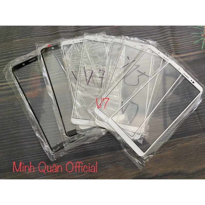 Kính ép vivo V7/V7 plus liền keo, không keo xịn