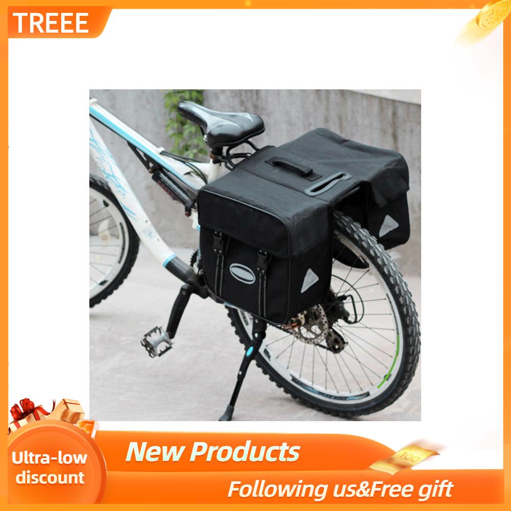 Treee 3 in 1 Outdoor Waterproof Bicycle Backseat Bag Rear Seat Portable Bike Accessory Storage Pouch for Electric Bicycles