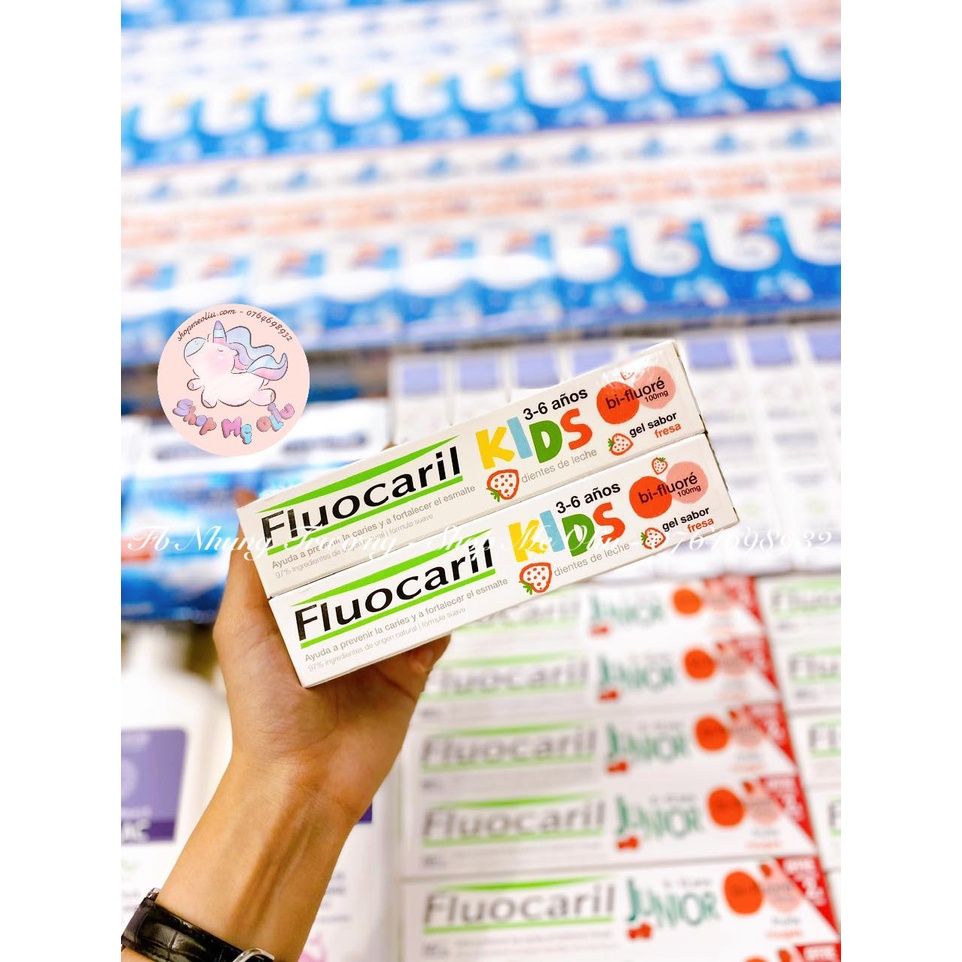 Kem đánh răng Fluocaril Pháp cho bé từ 3T,6T,12 TUỔI vị trái cây