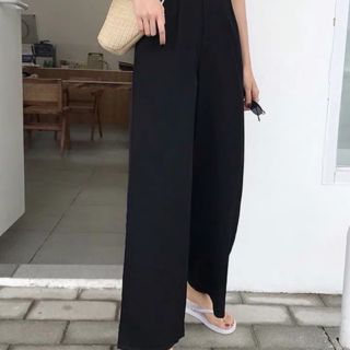 Quần cullote ống suông
