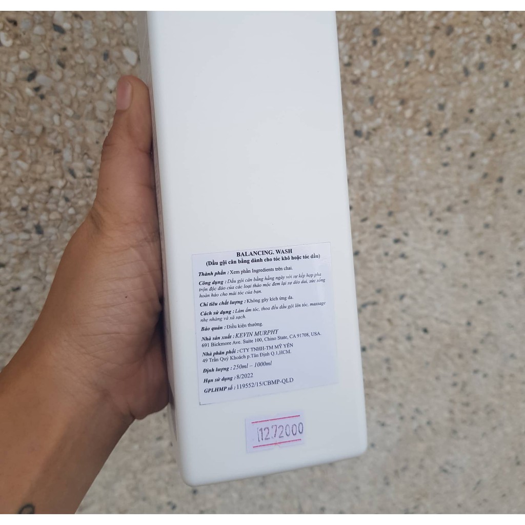 DẦU GỘI HÀNG NGÀY KEVIN.MURPHY CÂN BẰNG DẦU DA ĐẦU BALANCING WASH 250ml -  1000ML