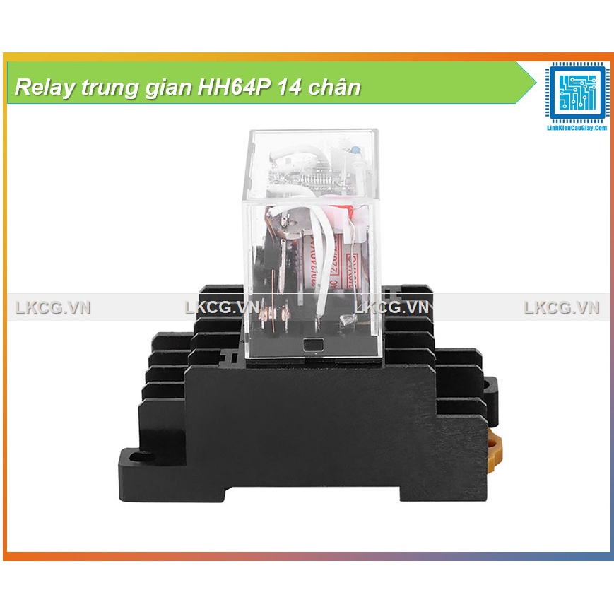 Relay trung gian HH64P 14 chân