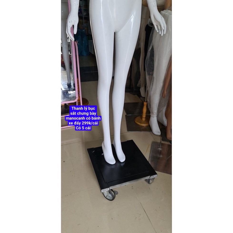 (Hot) Bục cho manocanh đứng-có bánh xe-HÀNG ĐẶC LÀM SỊN-thanh lý