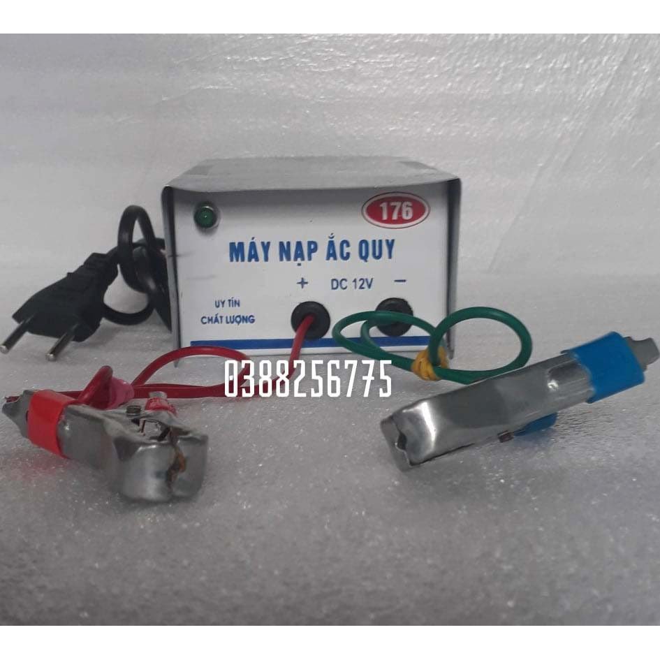 Máy nạp ắc quy 12V - Bộ sạc bình Acquy tự động 12V cho xe Ô tô, xe máy.