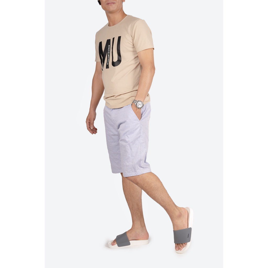 Dép nam nữ quai ngang slipper Pathon quai PVC và đế PU trắng quai xám SD28