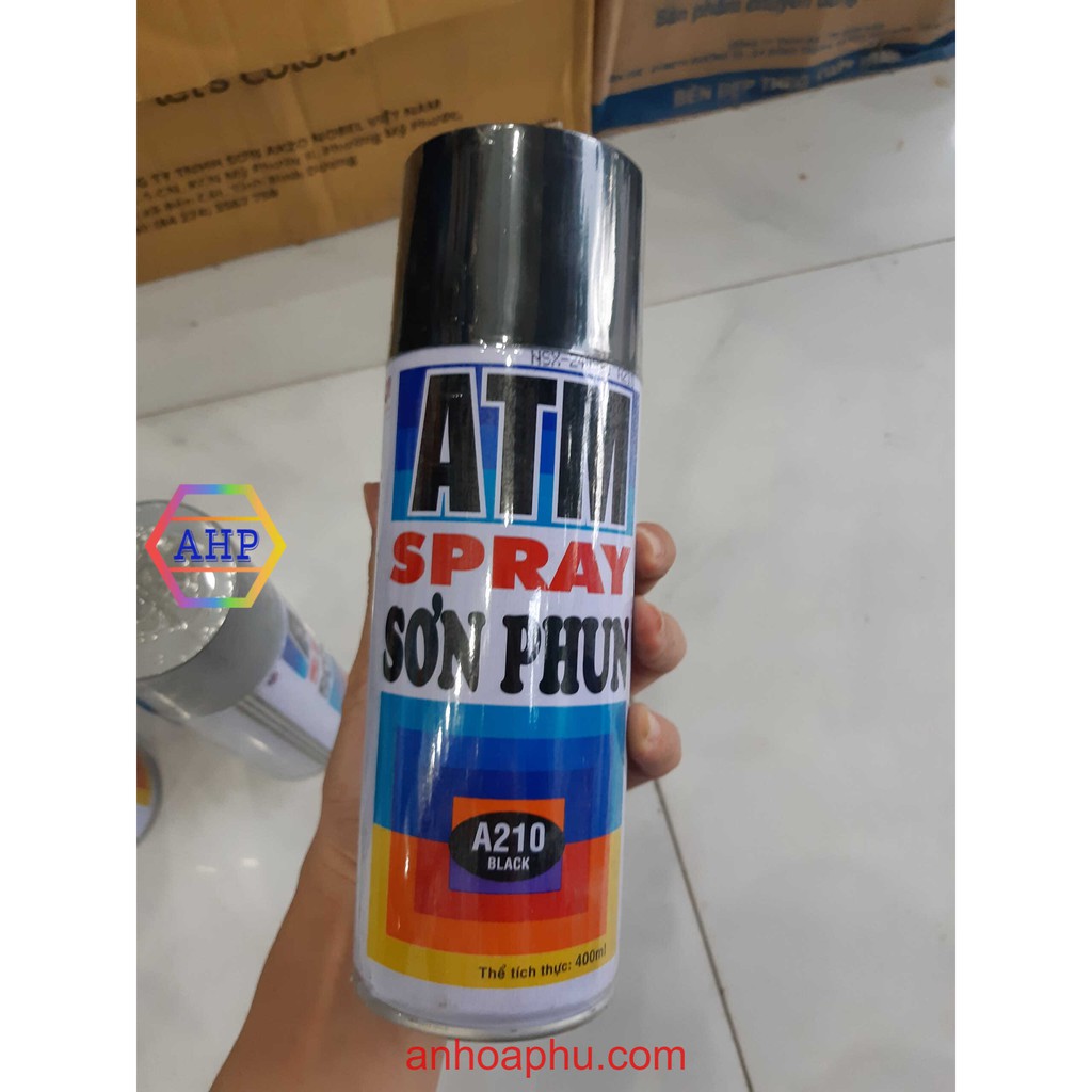 Sơn xịt ATM - bình xịt cầm tay 400ml nhiều màu