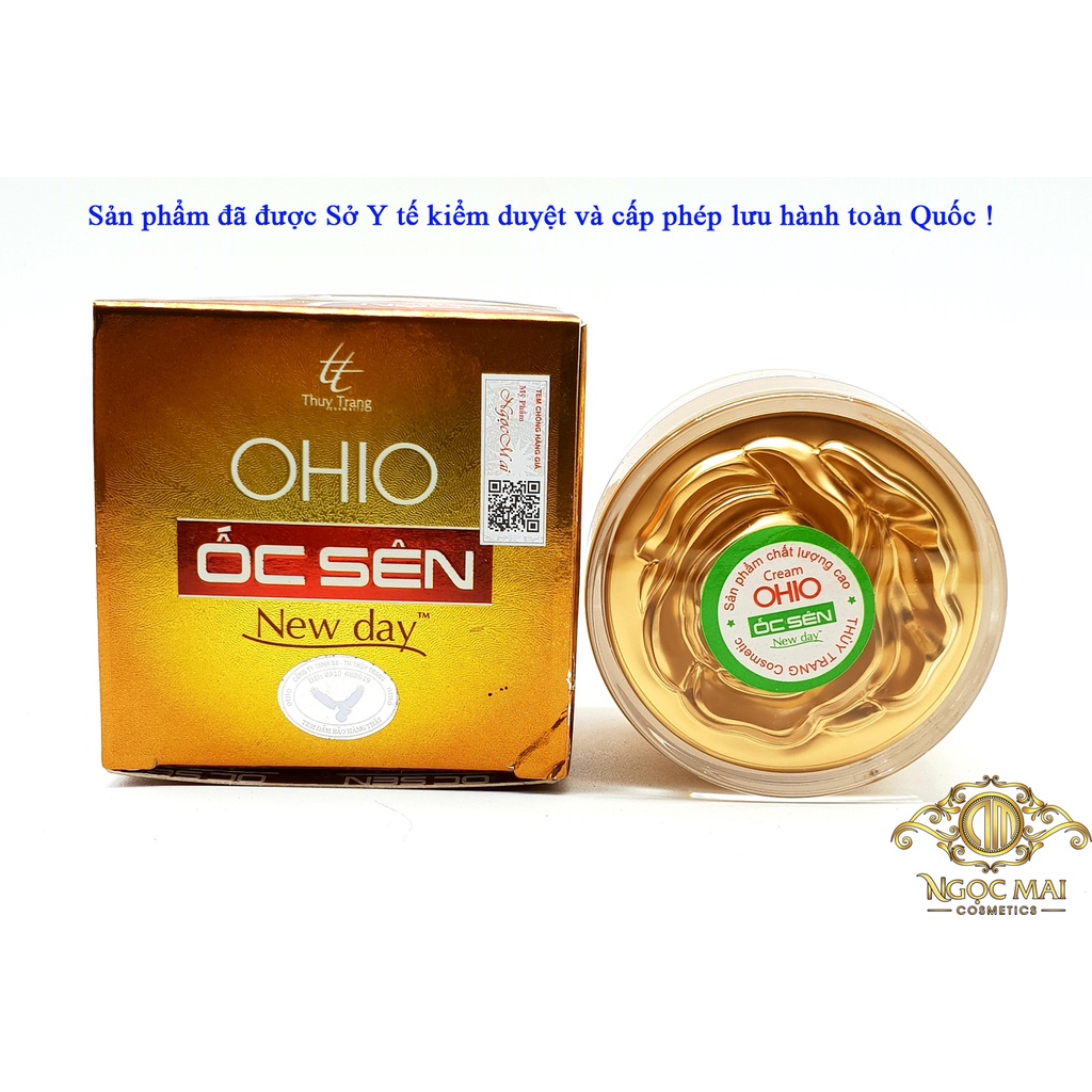Kem nám trắng da ỐC Sên OHIO New Day 10 tác dụng xoá thâm mờ tàn nhang đồi mồi