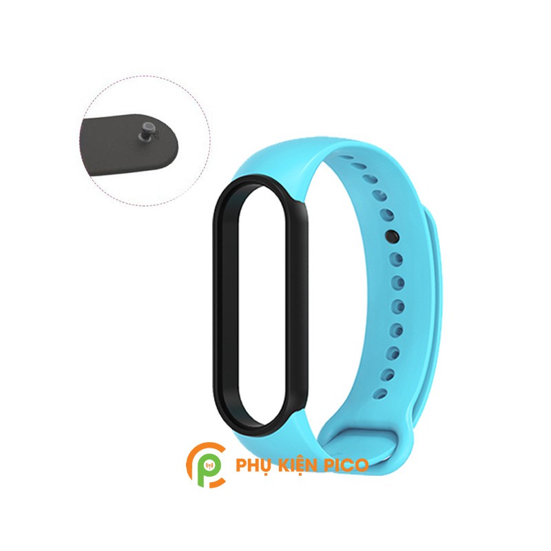 Dây đeo thay thế Miband 5 chính hãng Mijobs silicone dẻo nhiều màu - Dây đeo thay thế Xiaomi Mi Band 5