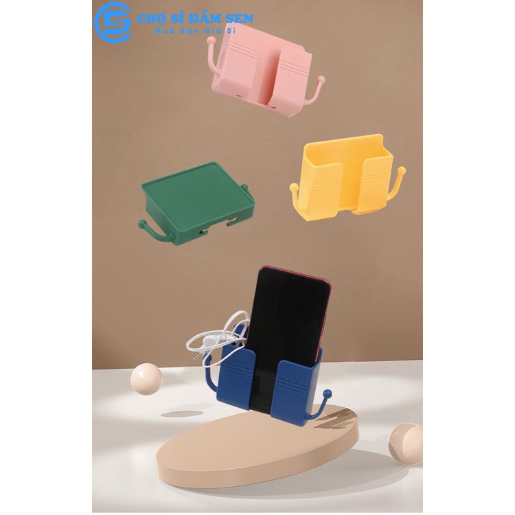Giá Treo Sạc Điện Thoại Dán Tường có móc treo Tiện Lợi không cần Khoan G215-KetreoDT-CM