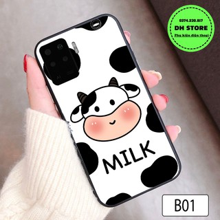 Ốp lưng Oppo A94 / OPPO a74 / Oppo A54 in hình bò sữa đáng yêu, cute, chất liệu in cao cấp chống trầy, xước.