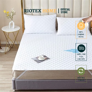 Tấm lót bảo vệ nệm chống thấm bền đẹp- đệm riotex home chần gòn dày 7mm