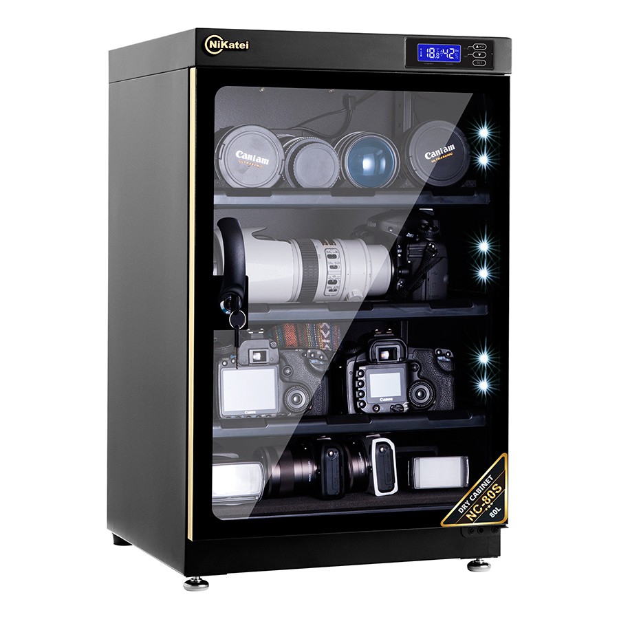 TỦ CHỐNG ẨM NIKATEI NC-80S (GOLD),80 Lít