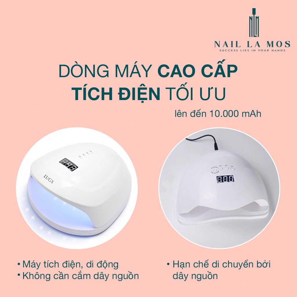 Máy hơ tích điện L'ugx LG200S chính hãng 60W 36 bóng đèn - Máy hơ gel Lugx cao cấp, đẹp và bền
