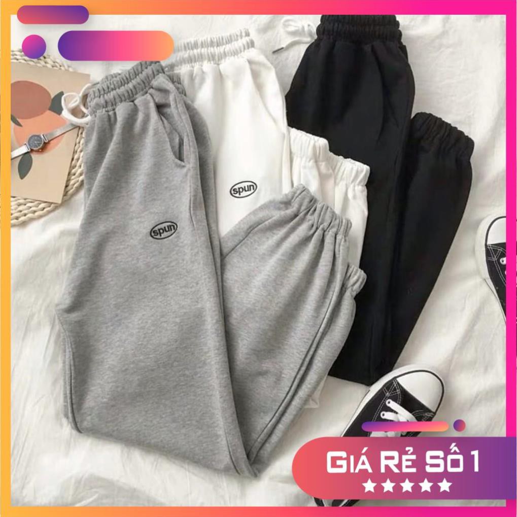 ! Quần Jogger SPUN Unisex Quần Nỉ Nữ Thể Thao ❤️ Quần nỉ nữ da cá ống suông kiểu dáng thể thao SIÊU HOT ❤️ ˇ ^ ^ ' ! .