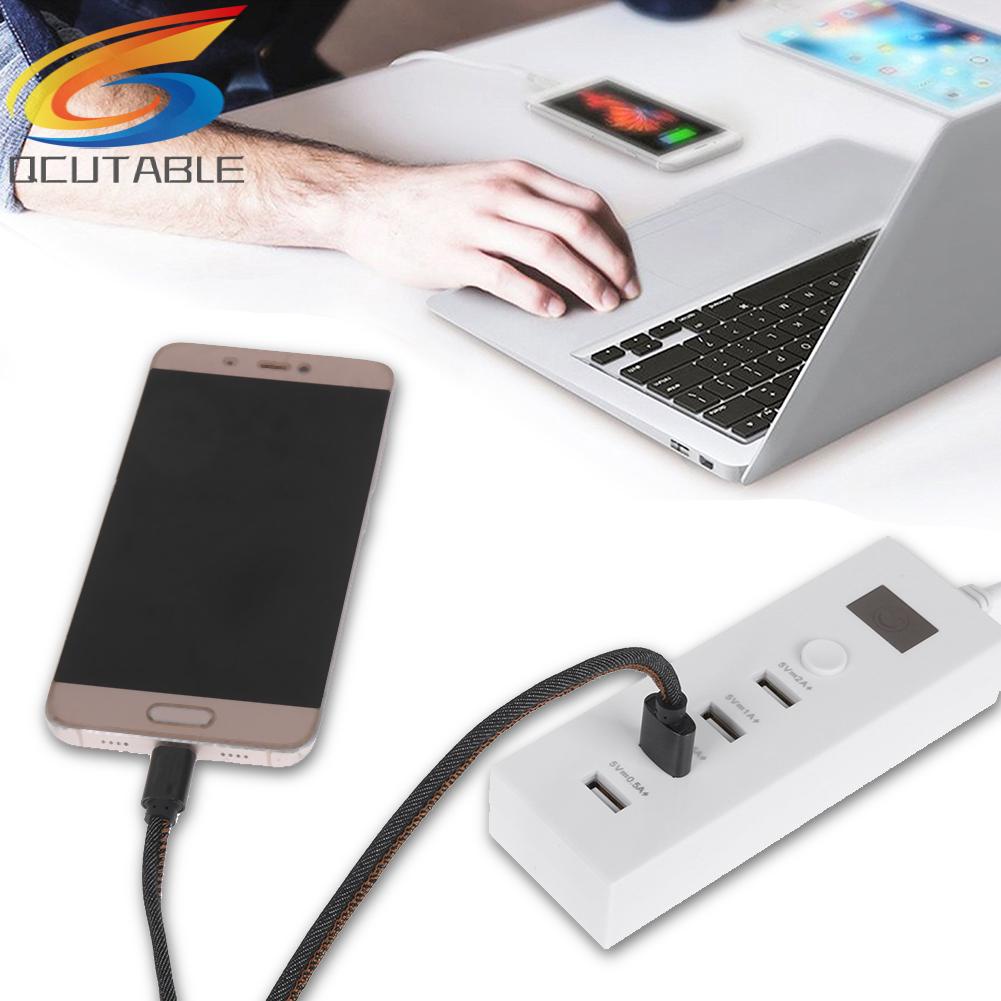 1 Bộ Chia 4 Cổng Sạc Nhanh 5V 2A Phích Cắm US Màu Trắng Tiện Dụng Khi Đi Du Lịch