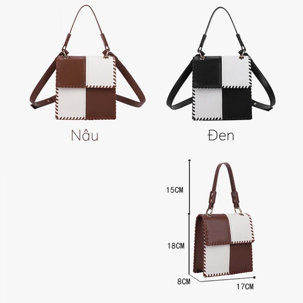 Túi tự làm, Túi handmade tự đan DA16 da PU Kawaii_Handmade