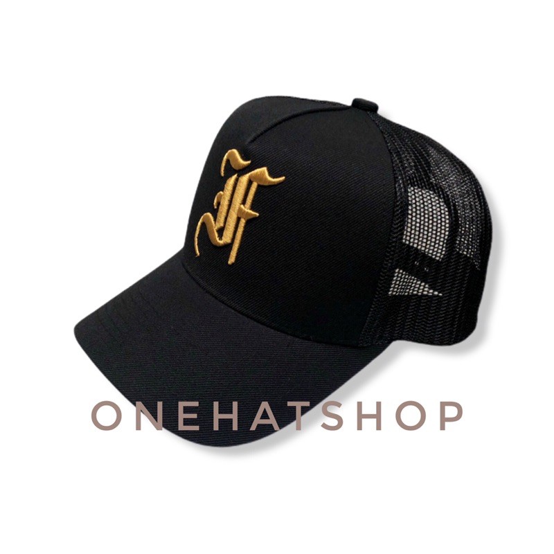  Nón trucker Logo chữ F - phong cách cổ điển- brand Onehatshop- Chất lượng cao- rất đẹp