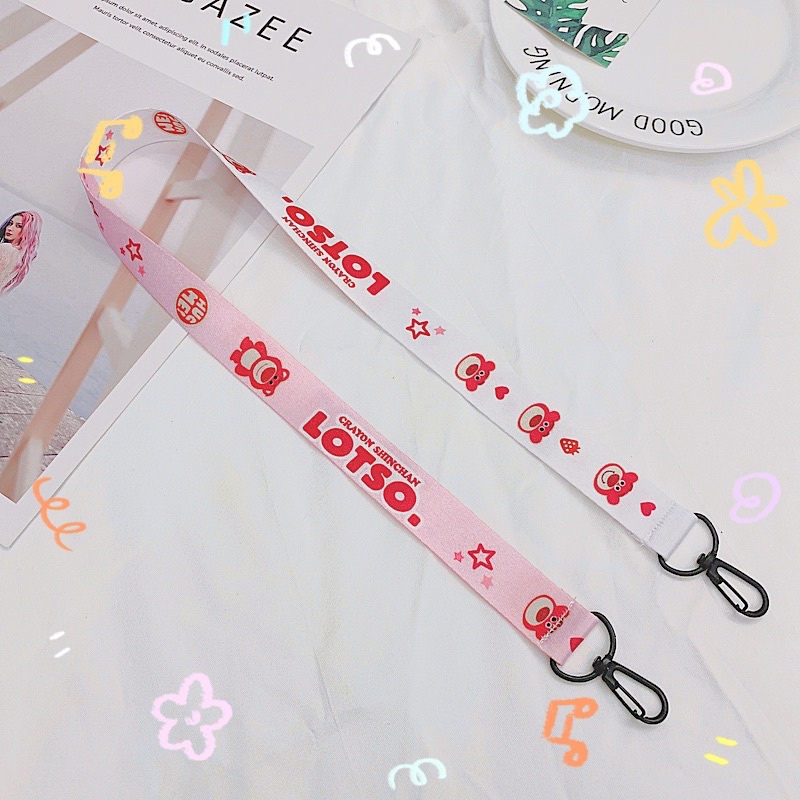 Dây đeo khẩu trang bằng vải in hình dễ thương