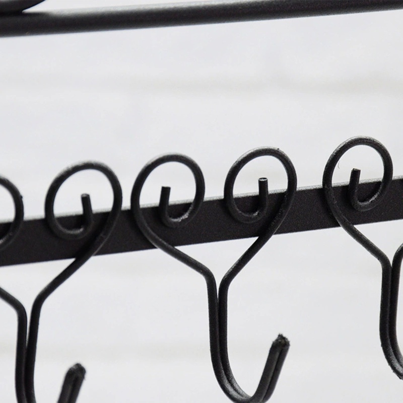 Giá Đỡ Trưng Bày Trang Sức Bằng Sắt Màu Đen Sáng Tạo