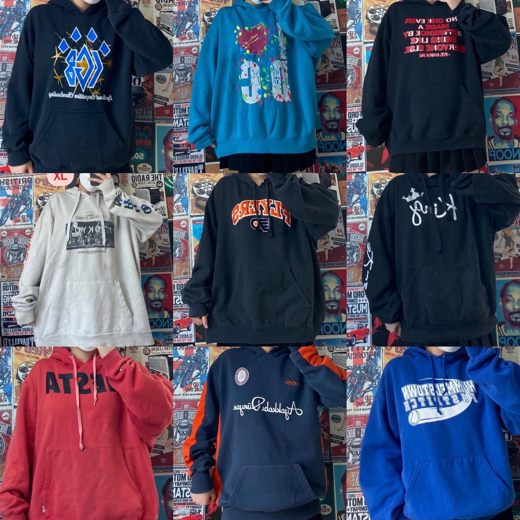[LINK-1] [Áo hoodie/Hoodie zip/2hand/Secondhand ](Được chọn mẫu,chọn size )