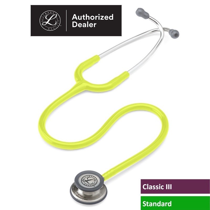 Ống nghe 3M Littmann Classic III màu vàng chanh, 27 inch, 5839