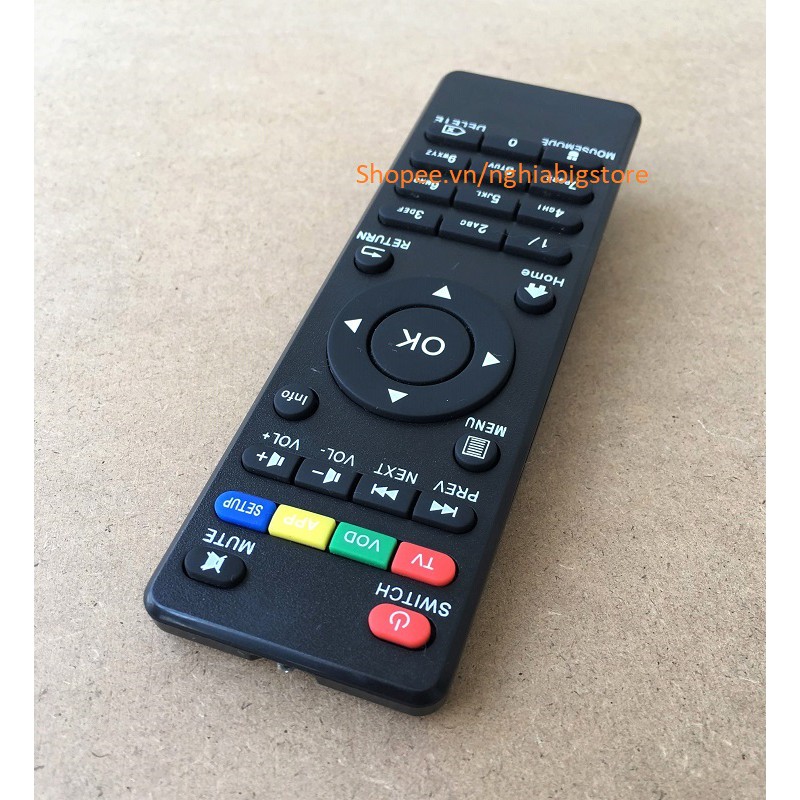 Remote Điều Khiển Hộp TV Thông Minh Android New Box N8, N9, VinaBox X3, Hi Tech Box (Kèm Pin AAA Maxell)