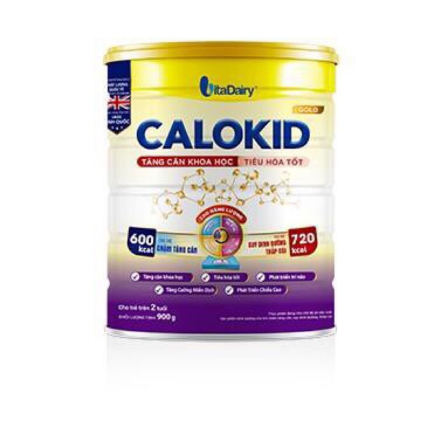 Sữa Calokid Gold hộp 900g mẫu mới (date 2022)